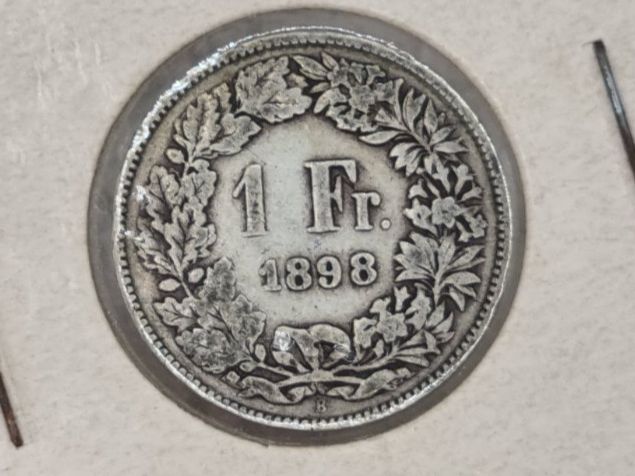Tutti le monete: 1 FR 1898 Seltene Jahre – Usato da Bure venduto da chap981