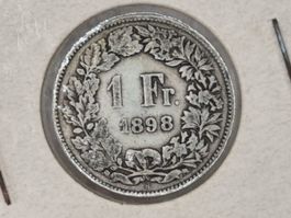 1 FR 1898 Seltene Jahre