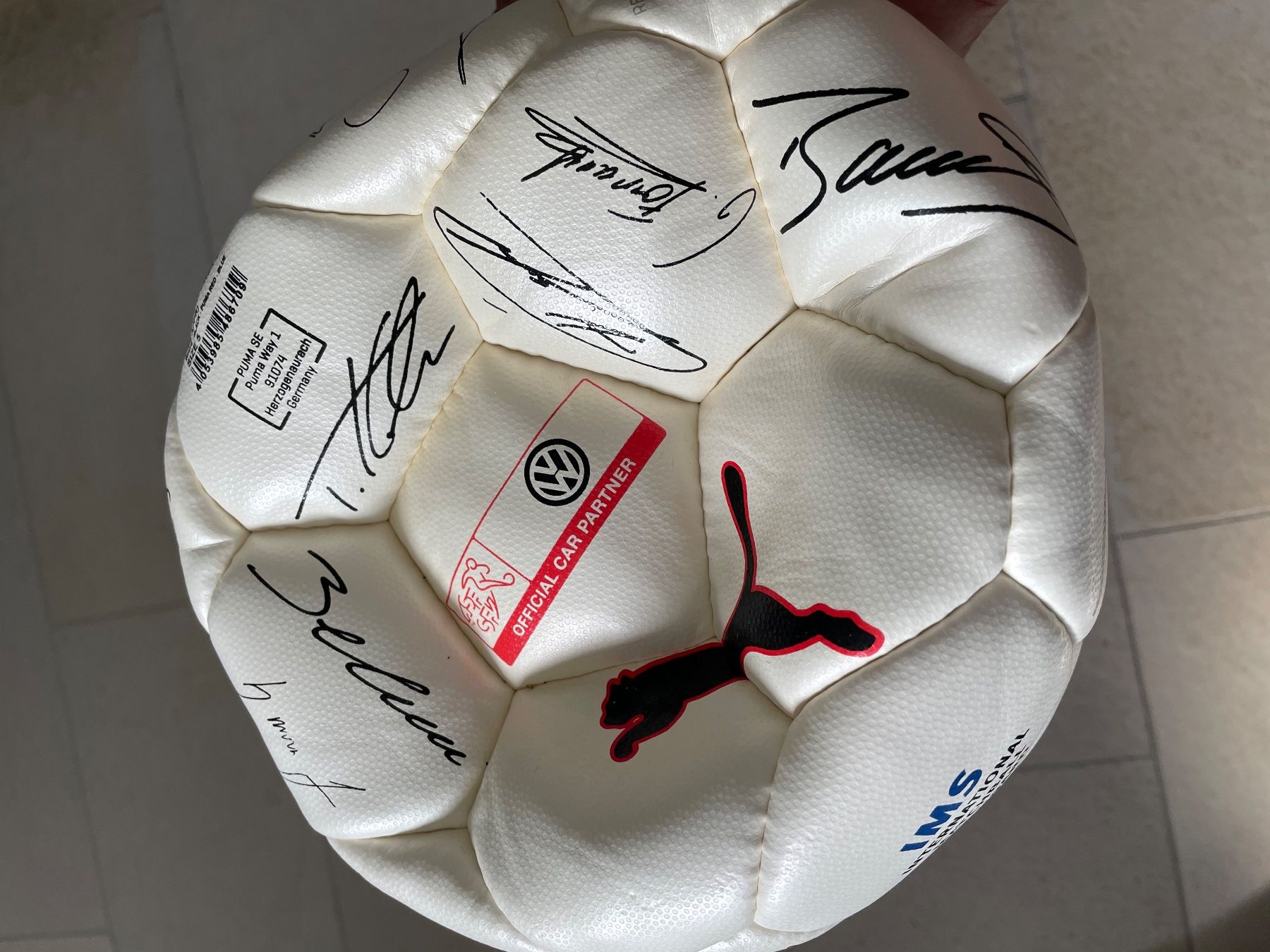 Palloni: Fussball mit Unterschriften – Nuovo e nell'imballaggio originale da Unterägeri venduto da ric_rr2d 1