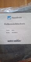 Balkonsichtschutz 90x500cm grau ungeöffnet