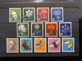 Pro Juventute 1946, 1947, 1950 / Perfekte Eckstempel