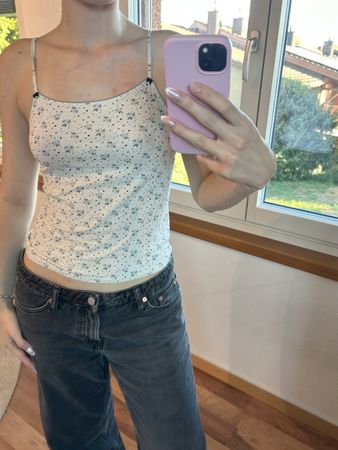 cute calida top white  