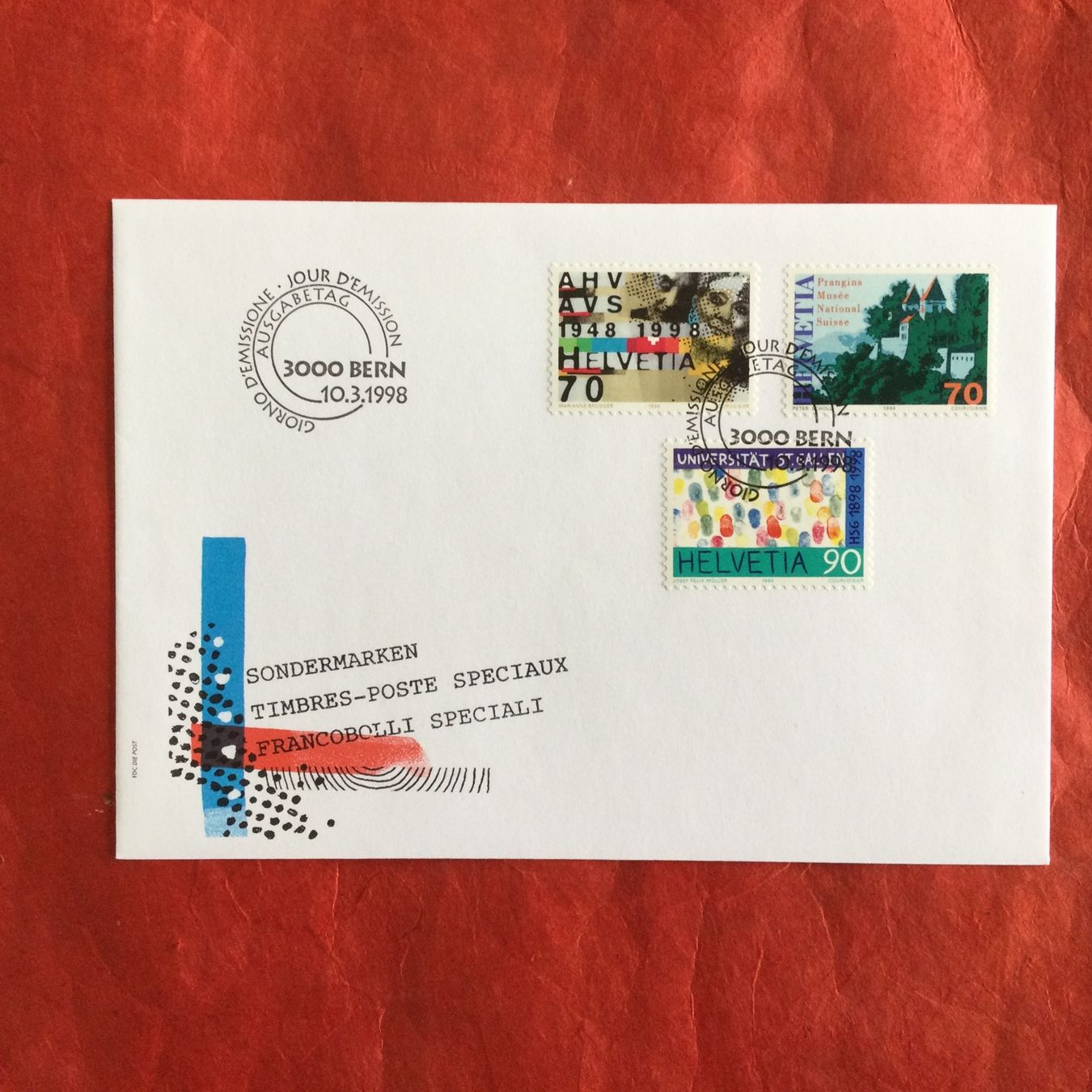 Tutti i francobolli: FDC 1998 Sondermarken Nr. 940 941 942 – Usato da S. Pietro venduto da bro_jjl9