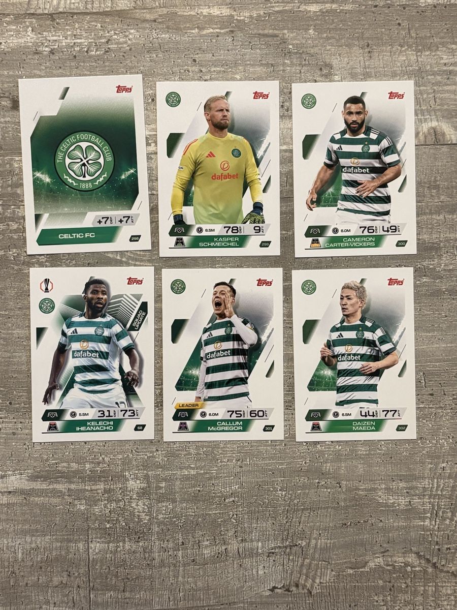 Topps Carte collezionabili: Topps Match Attax 25/26 Full Celtic – Nuovo (secondo la descrizione) da Effretikon venduto da iph_xb5l