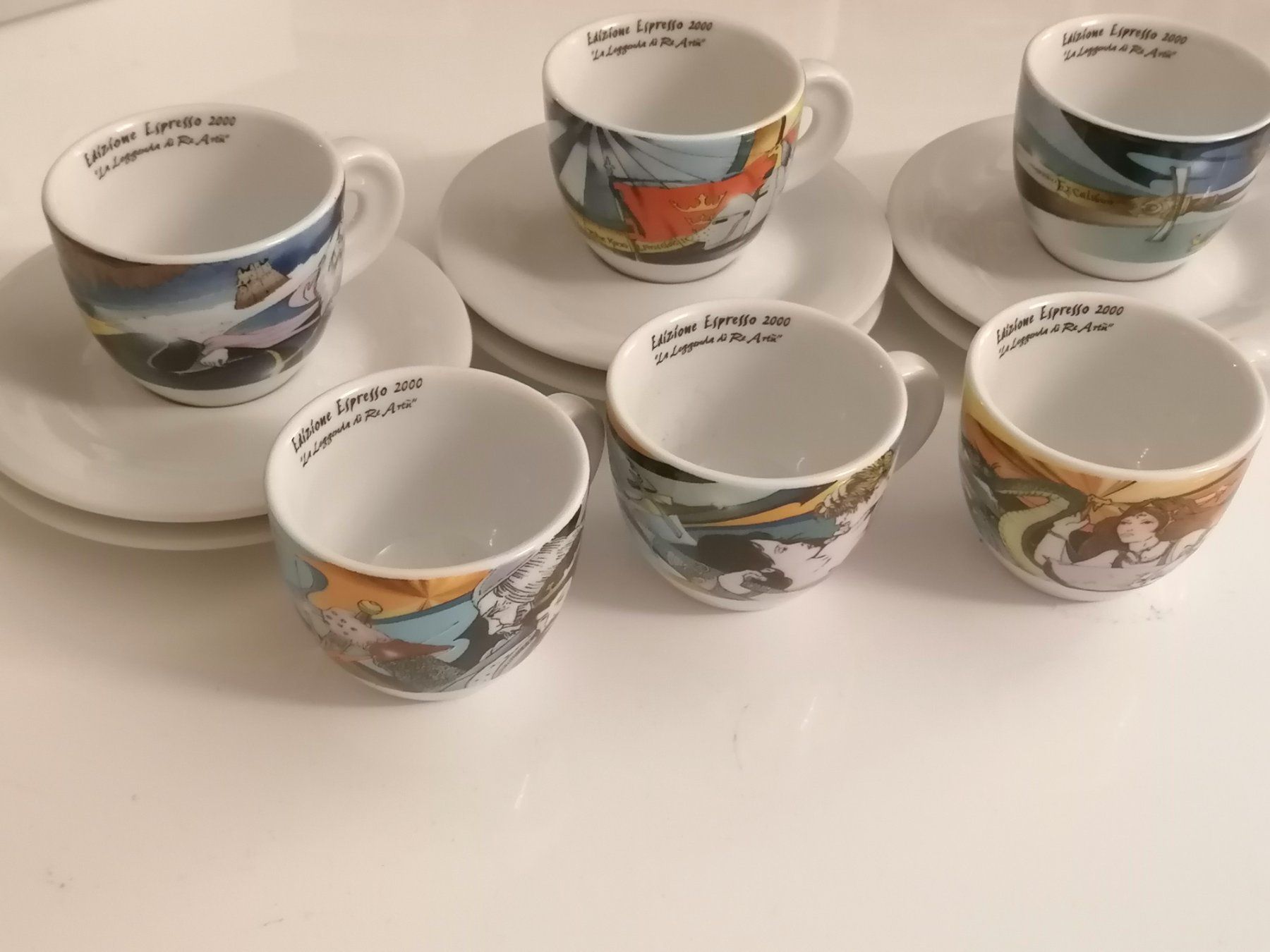 Tassen: Espresso Sammeltassen "Edizione Espresso 2000" – Gebraucht aus Basel von vintagecollector