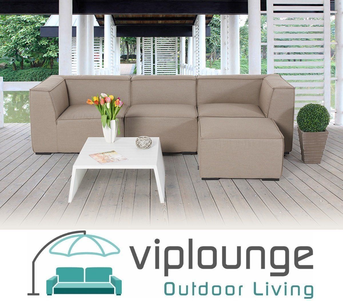 Viplounge Divani: Gartenlounge Sunbrella Fabric – Nuovo e nell'imballaggio originale da Uznach venduto da viplounge 2