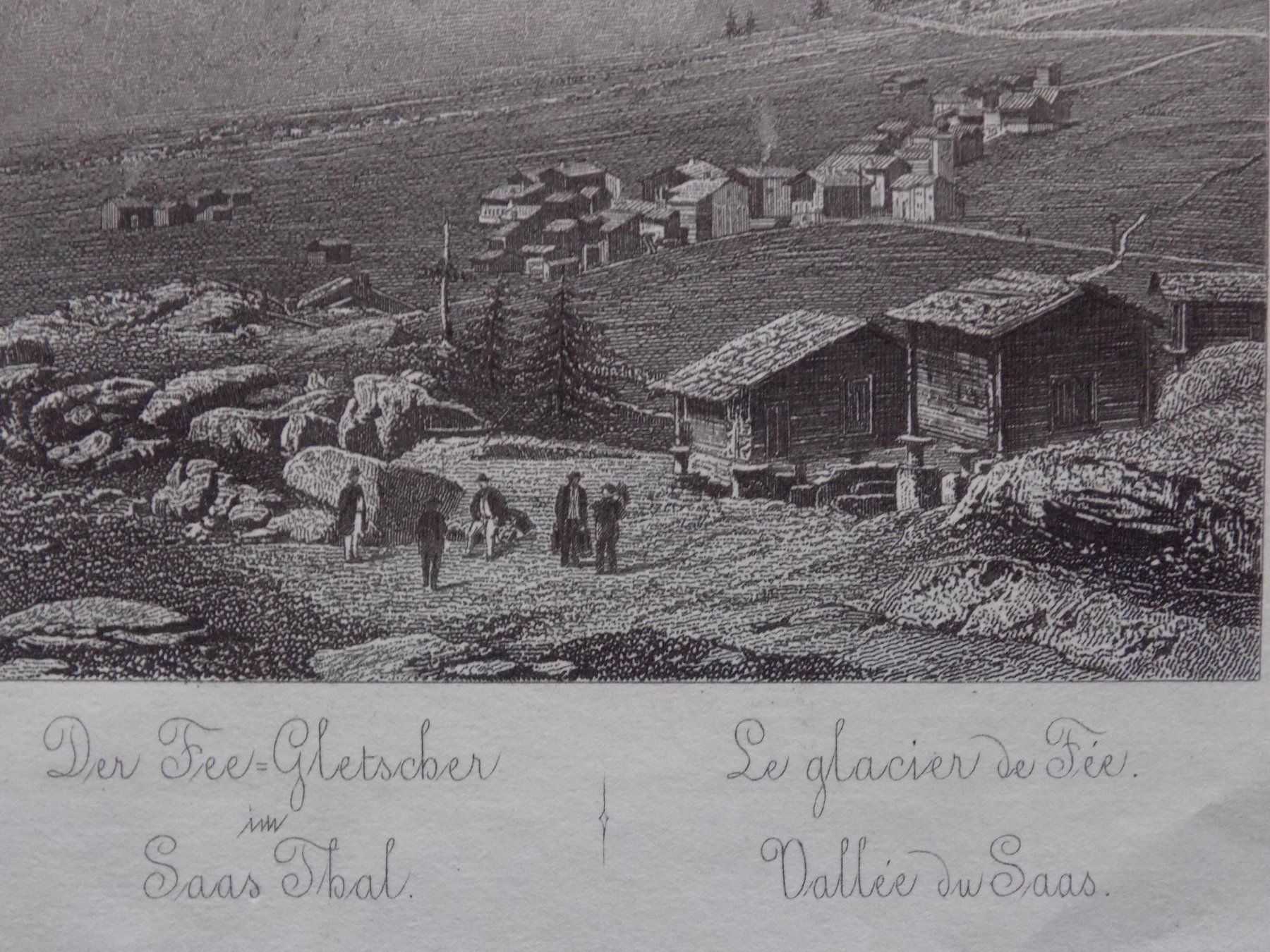 Stiche: Fee Gletscher im Saas Tal Wallis – Gebraucht aus Risch von Rischli15 6