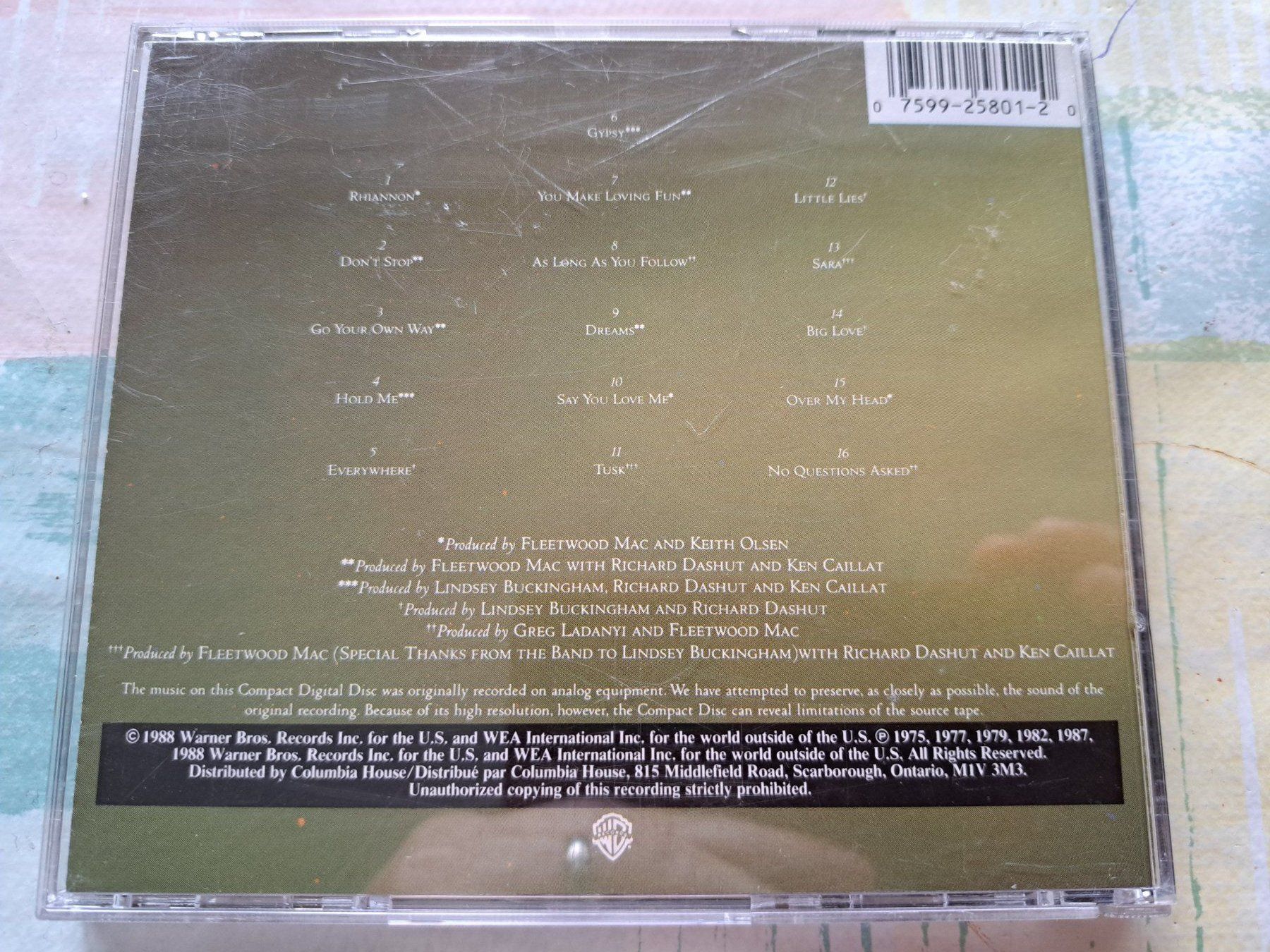 CD: CD Fleetwood Mac - Greatest Hits  – Usato da Pully venduto da bro_n52j 1