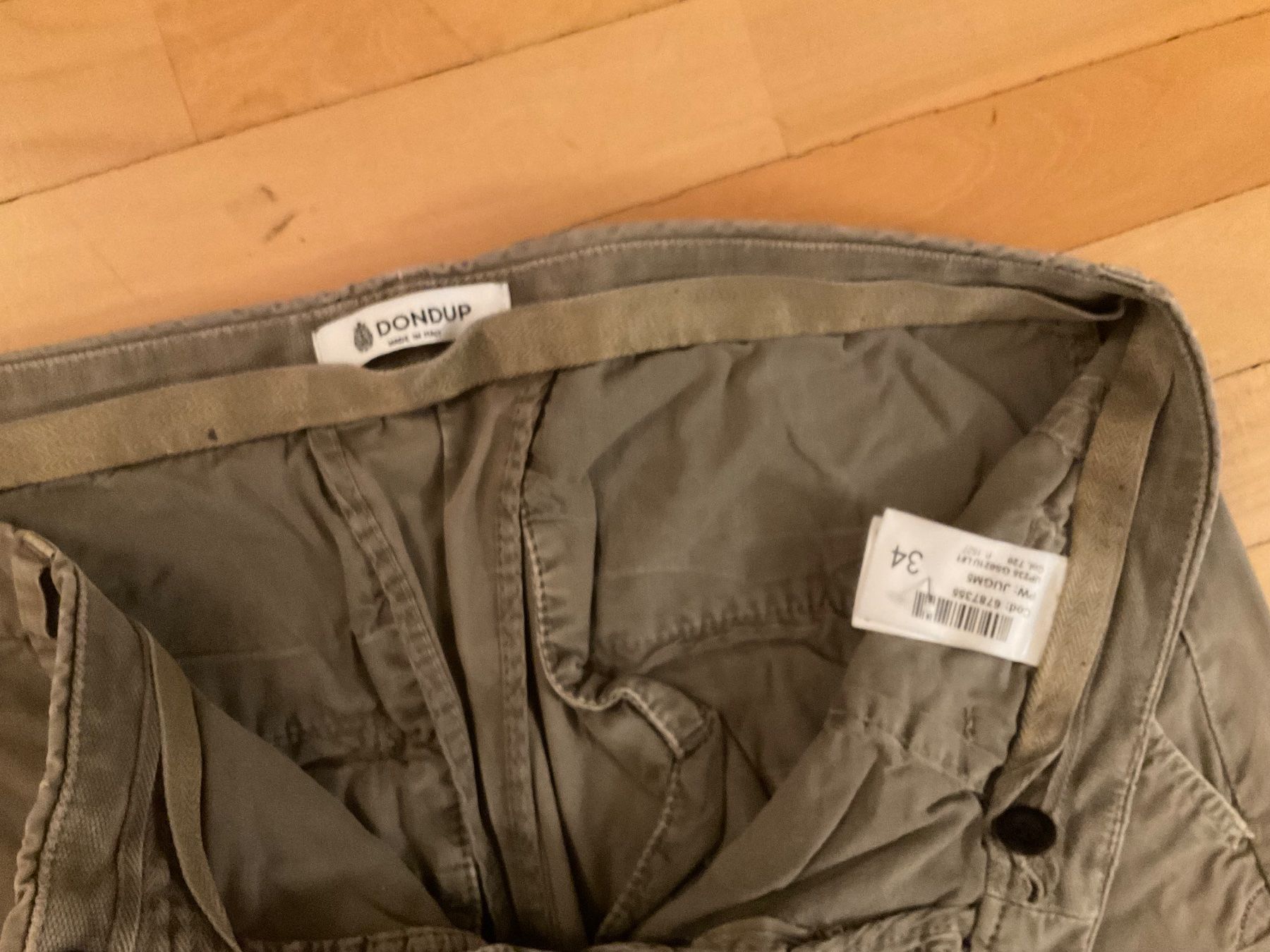Pantaloni: Dondup pantaloni chino tg.34 – Usato da Breganzona venduto da Madame65 1