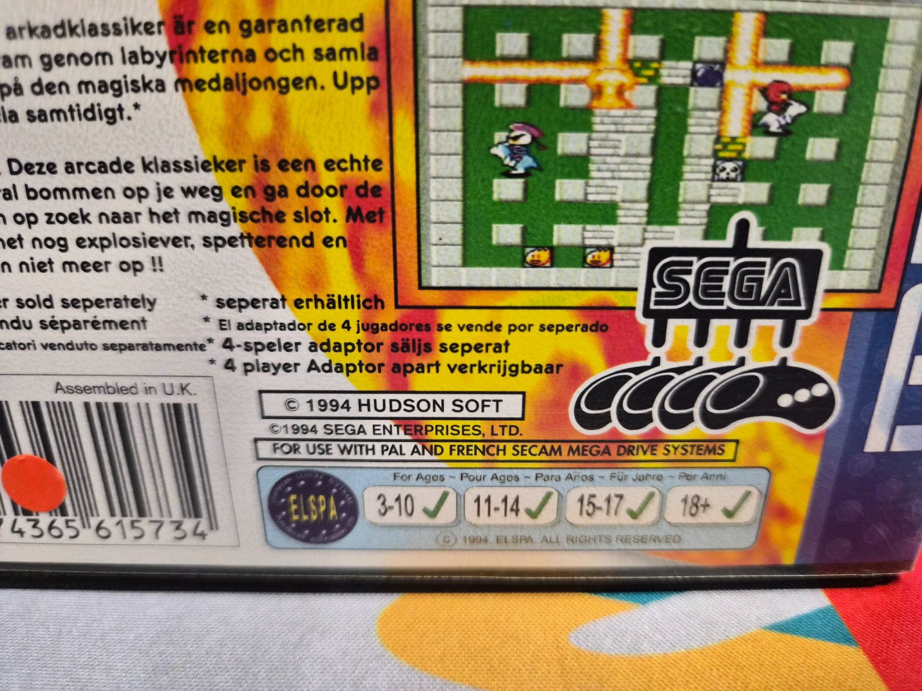 Sega Giochi: Mega Bomberman Sega Mega Drive Spiel mit Anleitung – Usato da Zürich venduto da Joselito0 3