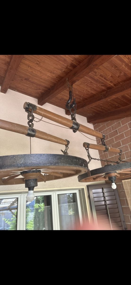 Lampadari & plafoniere: Dekolampe Wagenrad Optik – Usato da Bussnang venduto da bla_qdm6 3