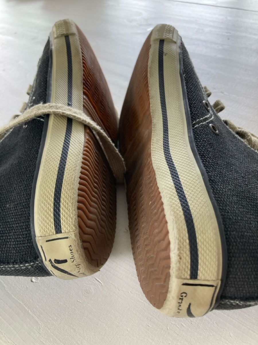 Scarpe da uomo: Hanf Schuhe Gr. 38 schwarz – Usato da Kesswil venduto da Branca-01 8