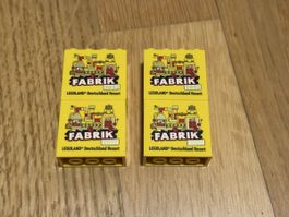 4x Legoland Fabrik Sammelstein 2022