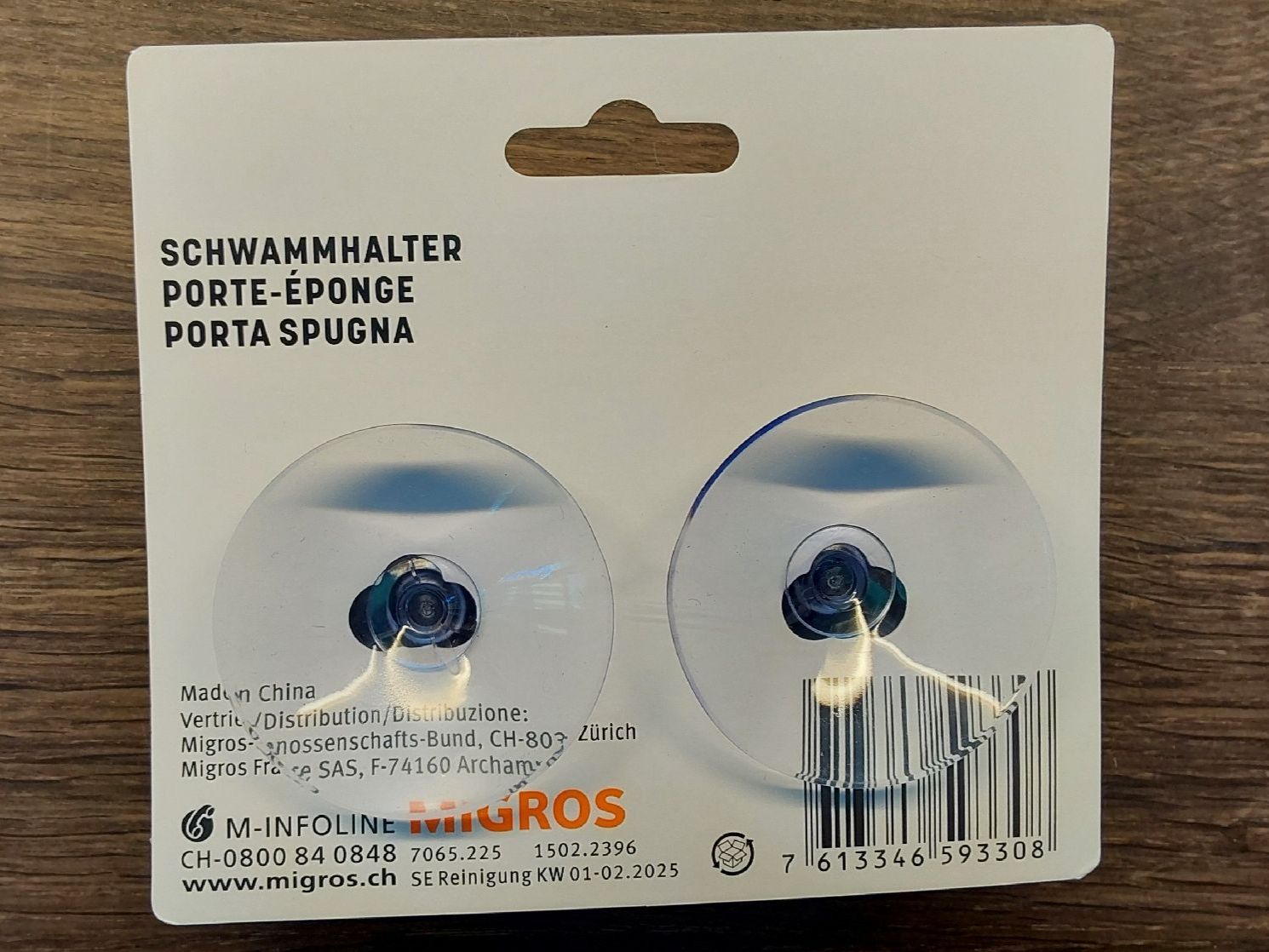 Migros Supporti a parete: Schwammhalter Migros neu – Nuovo e nell'imballaggio originale da Köniz venduto da scopello12 1