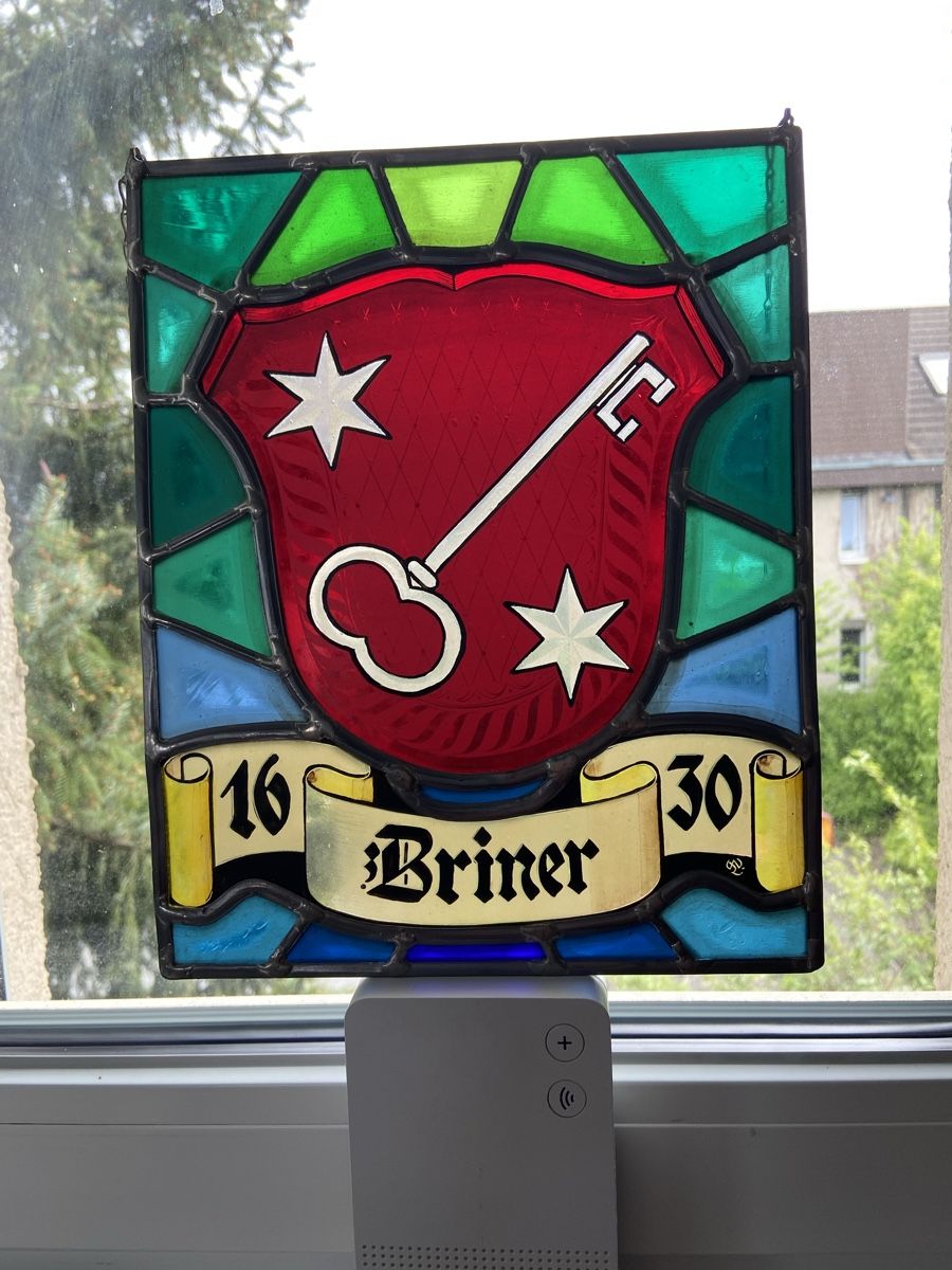 Sonstige Antiquitäten & Kunst: Schöne alte Namen Wappenscheibe – Gebraucht aus Oftringen von andrax 2