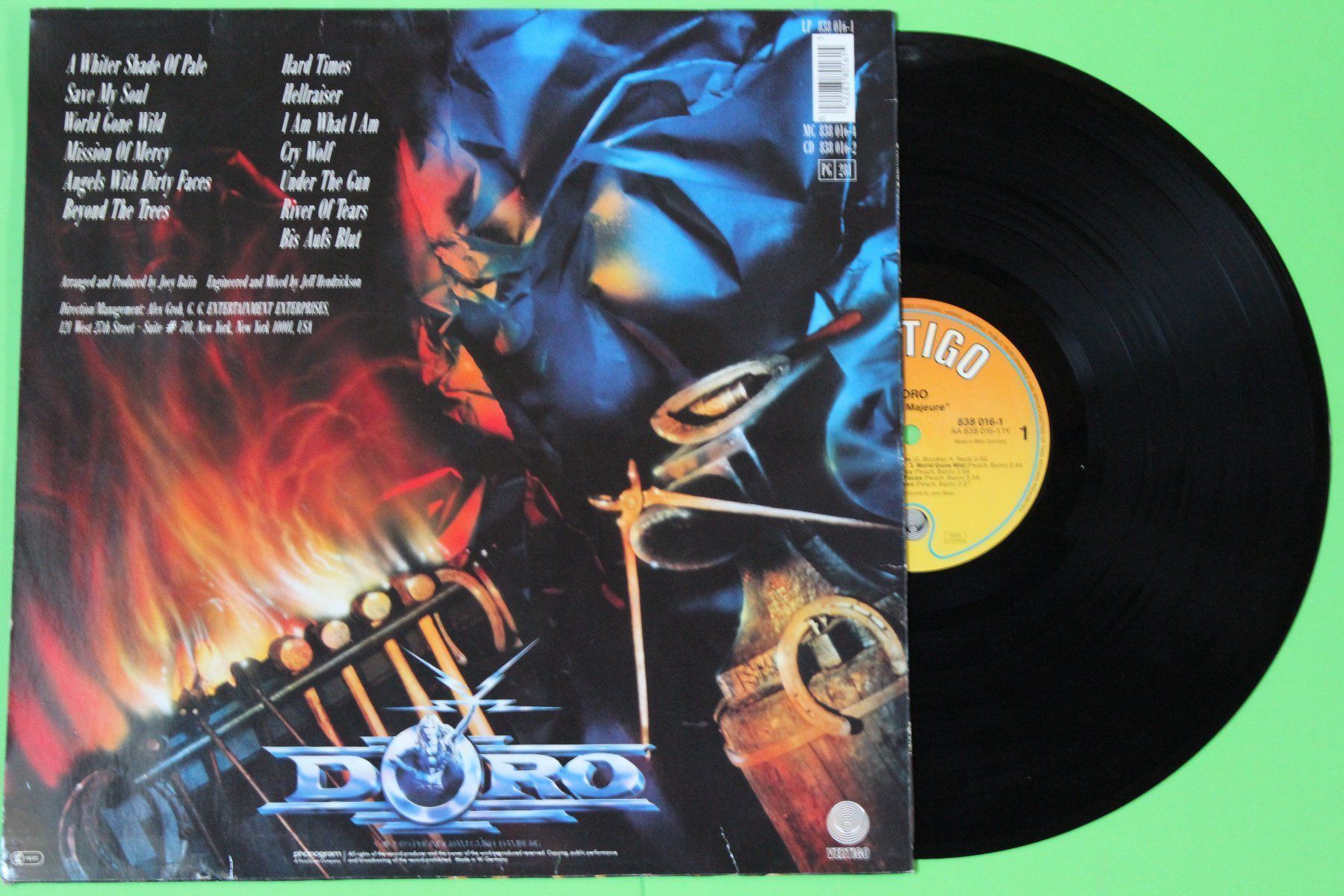 Schallplatten: DORO (WARLOCK) - FORCE MAJEURE LP Vinyl 1989 – Gebraucht aus Tübach von JamesStone 1