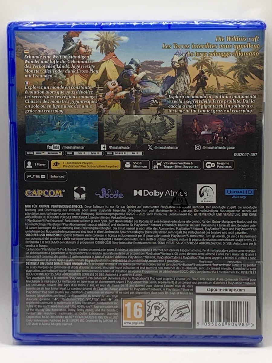 Sony Giochi: Monster Hunter Wilds - PS5 - NEU OVP – Nuovo e nell'imballaggio originale da Ostermundigen venduto da RG-Collector 1