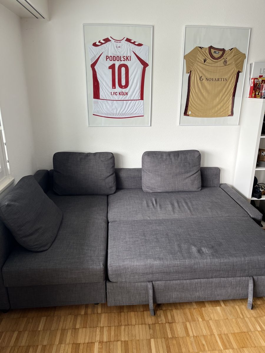 Ikea Divani: Ecksofa mit Schlaffunktion in grau – Usato da Allschwil venduto da MaloseS08 3