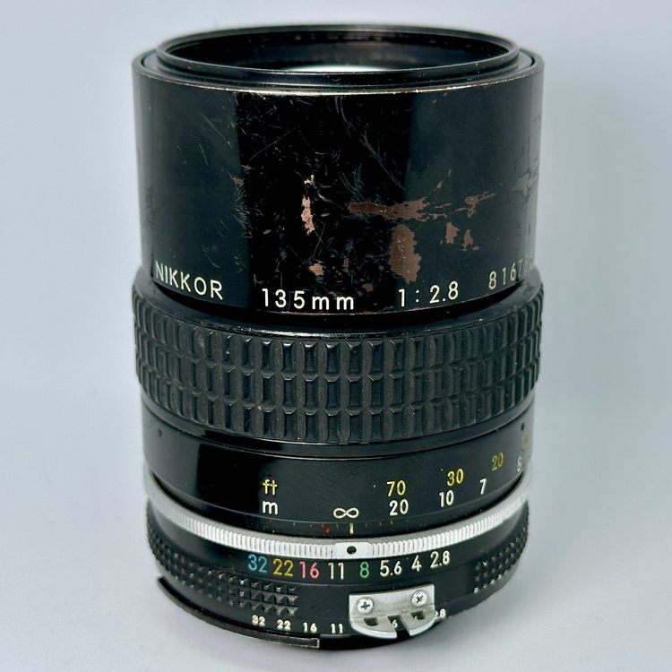 TELEOBJECTIF ARGENTIQUE OCCASION NIKON 135MM /2,8 AI