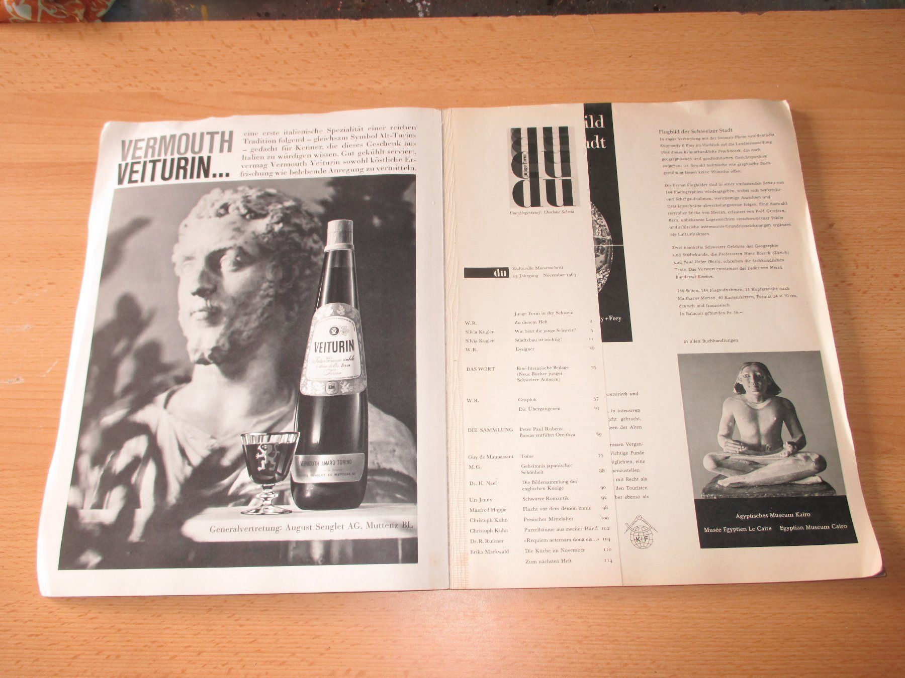 Riviste & Magazine: du - Zeitschrift, November 1963 – Usato da Flims - Dorf venduto da Stagediver 1