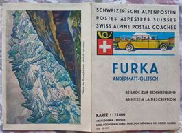 CH Alpenposten Furka 1931 ohne Beilage zur Beschreibung