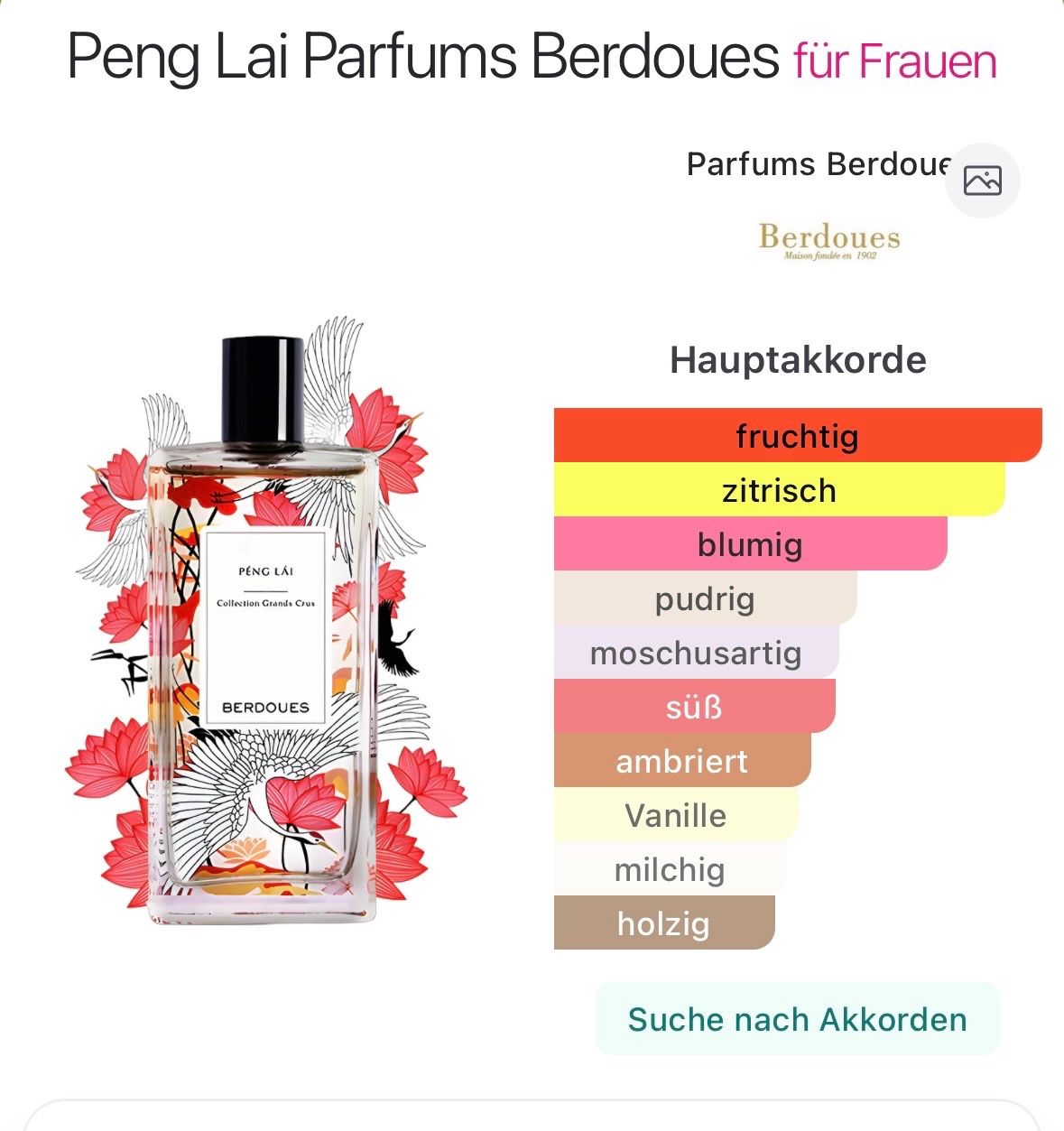 Profumi & Eau de Toilette: BERDOUES PÉNG LÁI  Abfüllung EDP 2ml. – Nuovo e nell'imballaggio originale da Zürich venduto da deruja 3