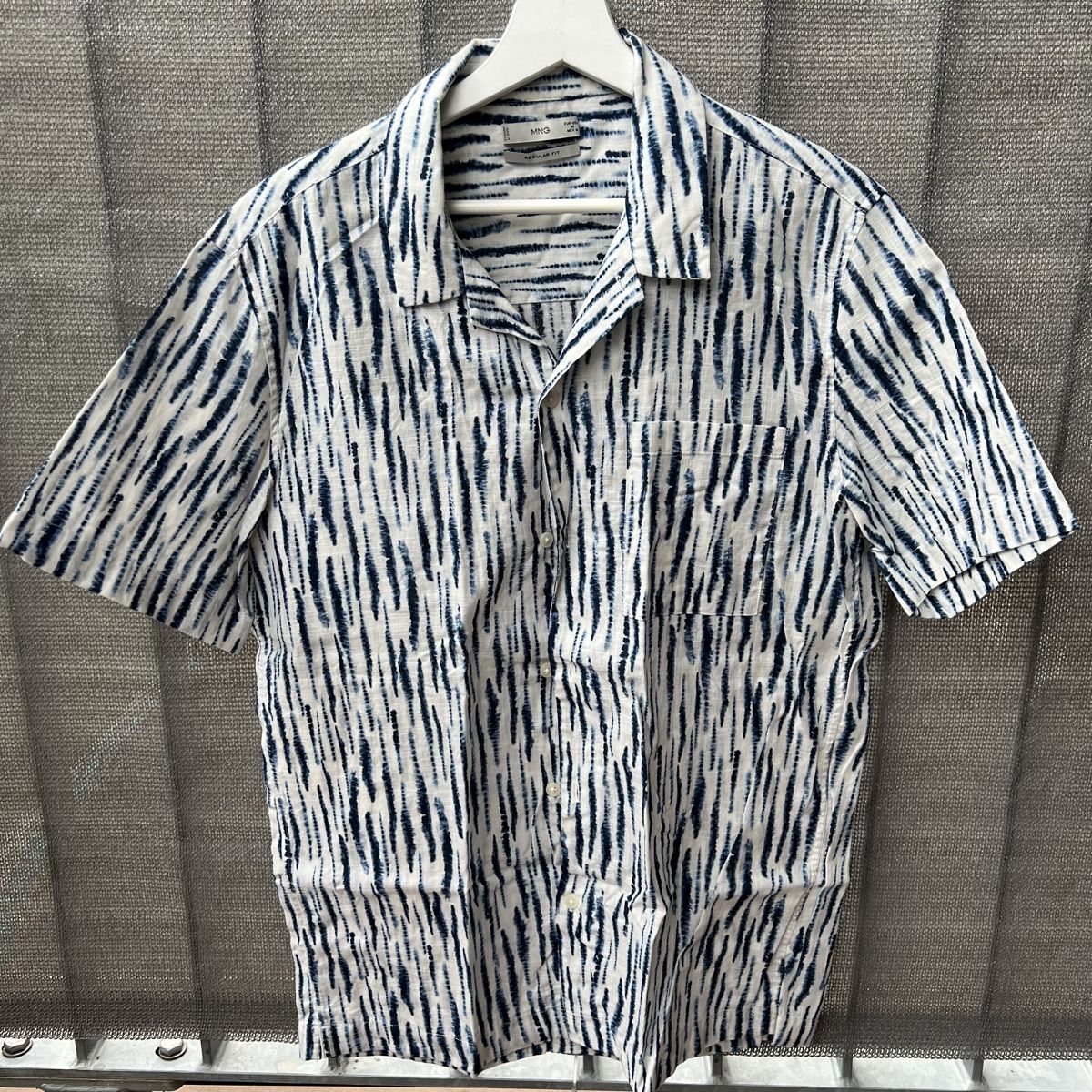 Mango Hemden: Chemise Mango Summer Homme Bleu - Taille M – Gebraucht aus Marin-Epagnier von SuziManu