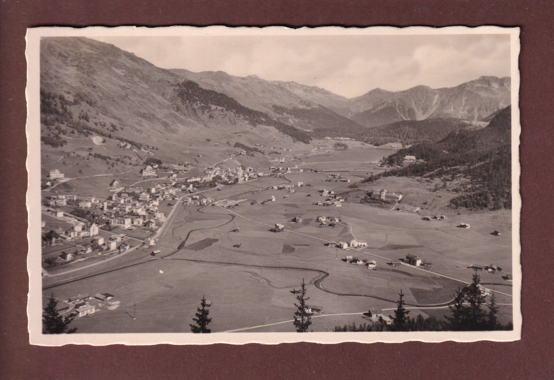 Cartoline postali: DAVOS-DORF – Usato da Pully venduto da nicecards