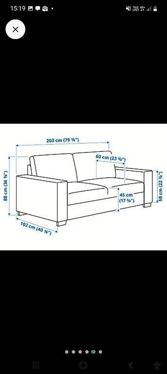 Sofas: IKEA Sörvallen 2er Sofa, mit Hocker, beige – Gebraucht aus Zuchwil von B0untyhunter 3