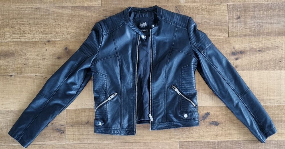 C A Lederjacke Clockhouse