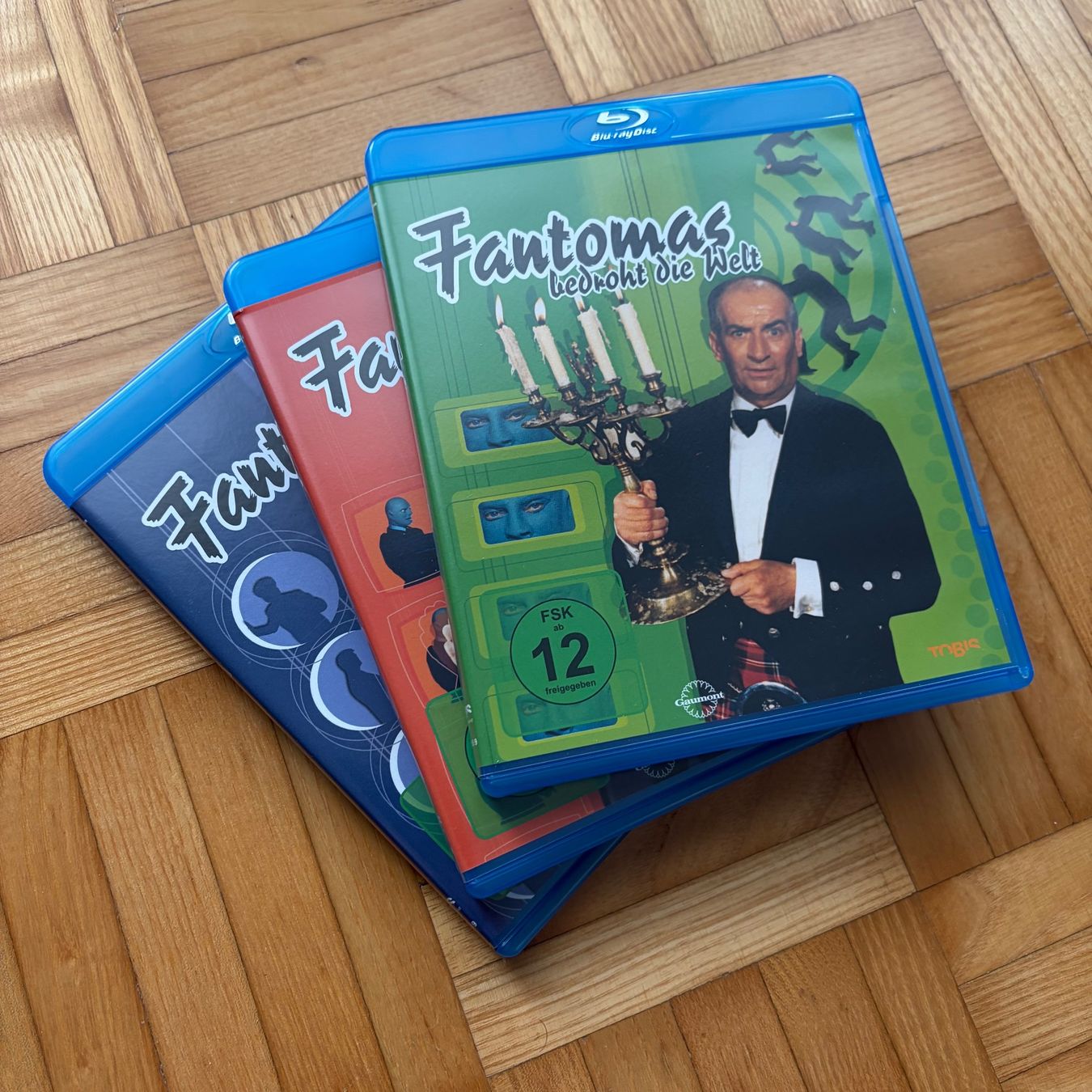 Tutti i DVDs: Fantomas-Trilogie (Blu-ray, 3 Discs, DE-Version) NEU – Nuovo (secondo la descrizione) da Schaffhausen venduto da AMJoho 2