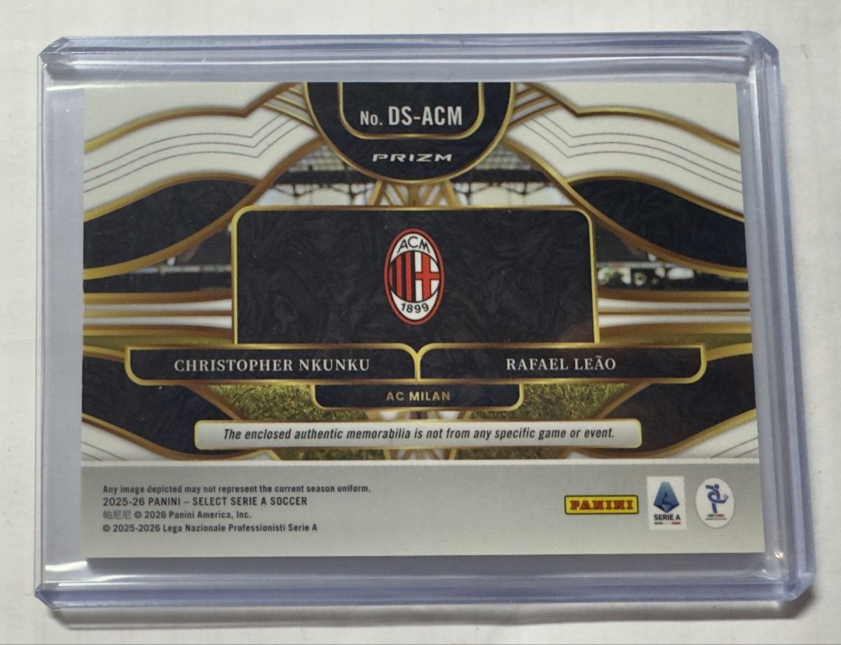 Panini Sammelbilder & Trading cards: 2025-26 Panini Select Serie A Rafael Leao/Christopher Patch – Neu (gemäss Beschreibung) aus Baar von sp7ni 1