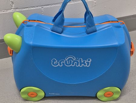 Trunki Kinderkoffer Rollkoffer blau guter Zustand
