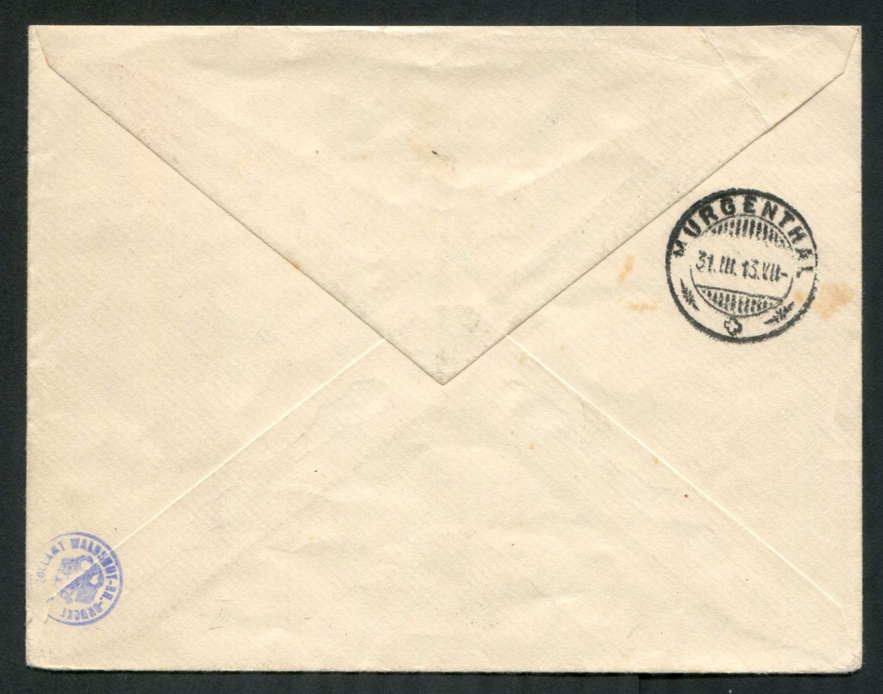 Alle Briefmarken: Vorläufer III Bern auf Brief, ZS 230.00 – Gebraucht aus Rekingen AG von Iceman_xv 1