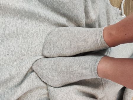 Graue Socken