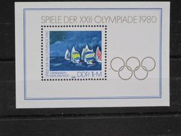 DDR 1980 Spinnaker Segelboot Blk 59**