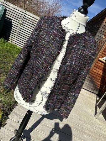 H&M Bouclé Jacke, Grösse M (38)