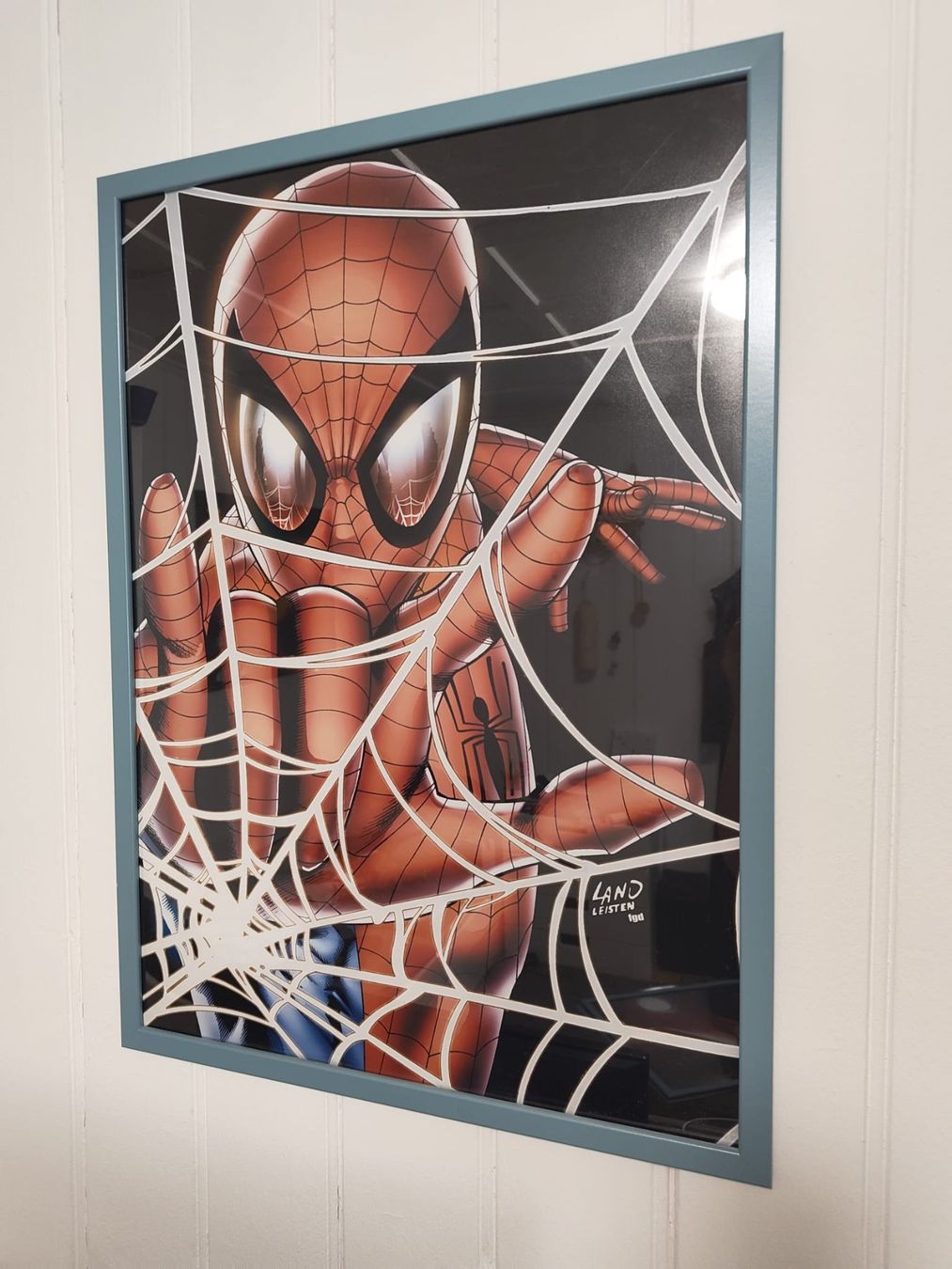Poster & Bilder: Poster im Bilderrahmen, Spiderman, 50x70cm – Gebraucht aus Herisau von Ste_65cy