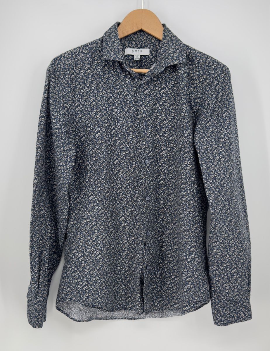 Camicie: # MAN - Hemd Gr. M - SMOG # – Usato da Bolligen venduto da secondhand-with-love