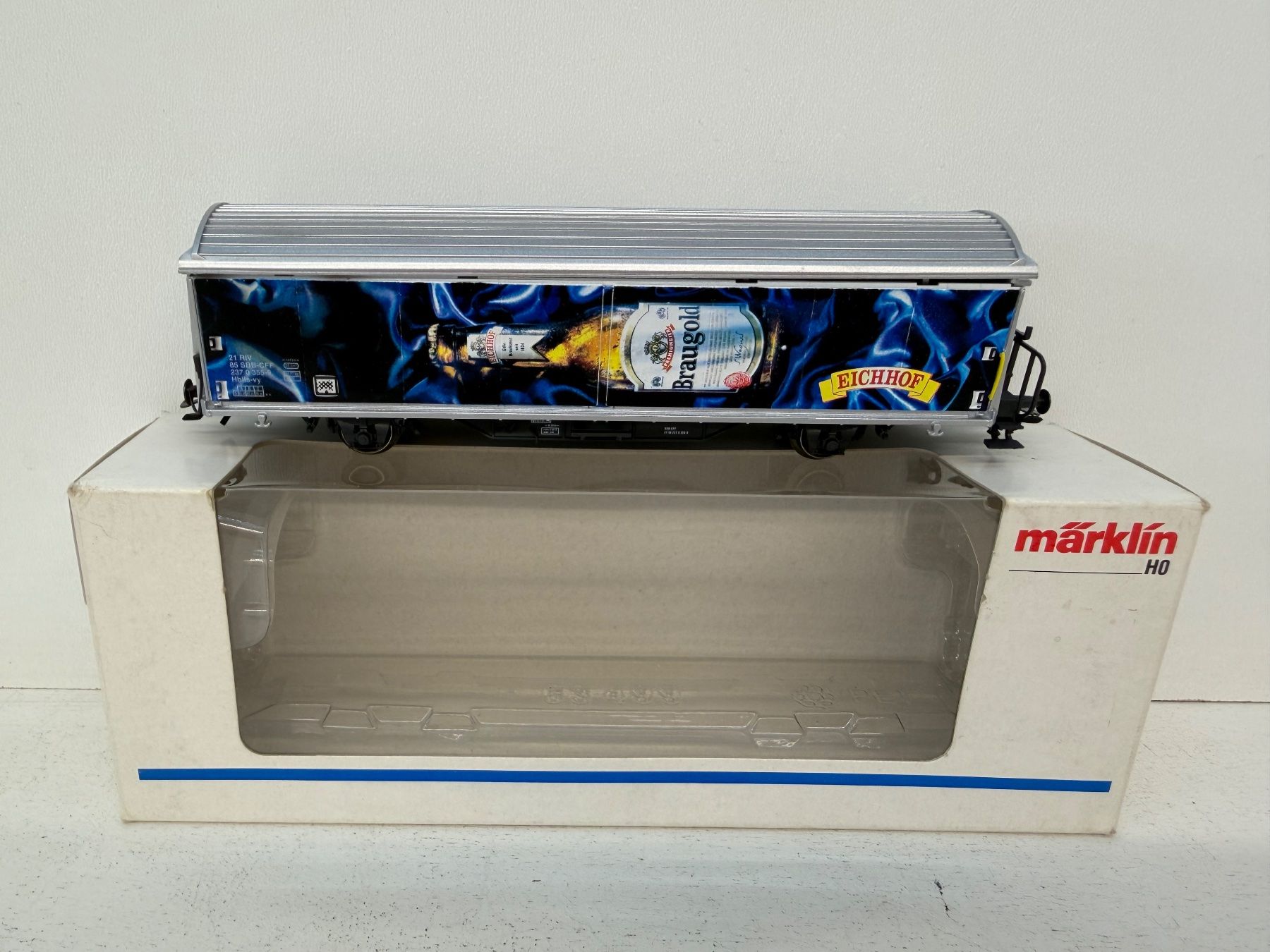 Märklin Modelleisenbahnen: Märklin Eichhof Hbils Güterwagen 4735.948 SBB Hbils – Gebraucht aus Büsserach von ModellbahnDepot