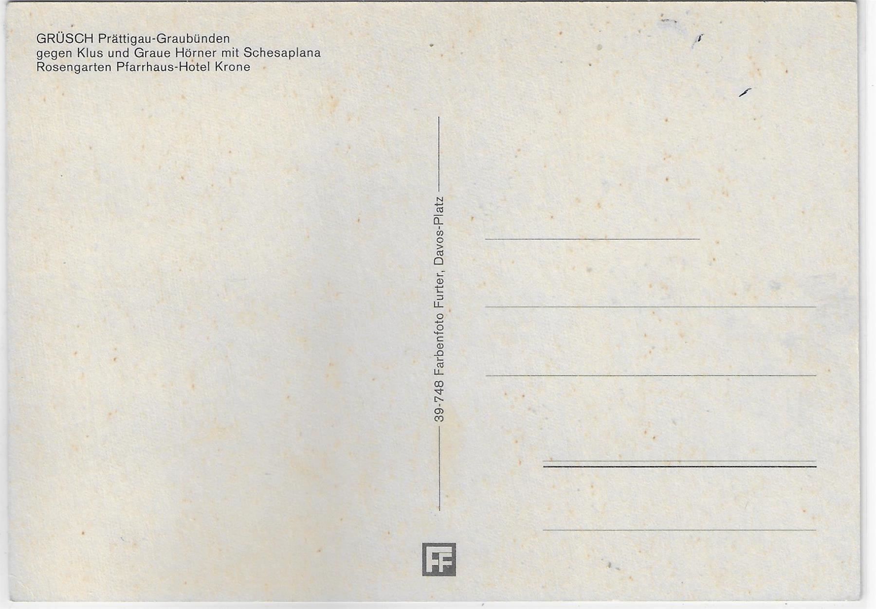 Cartoline postali: Grüsch - Multiview – Usato da Ettingen venduto da Kartenplanet 1