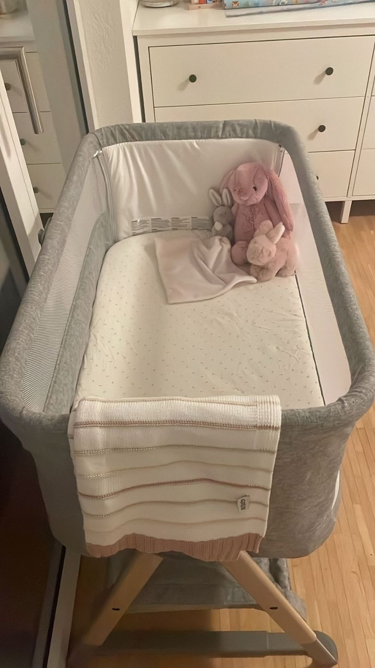 Culle: Mamas and Papas Lua bedside crib – Nuovo (secondo la descrizione) da Horw venduto da lau_kvt2