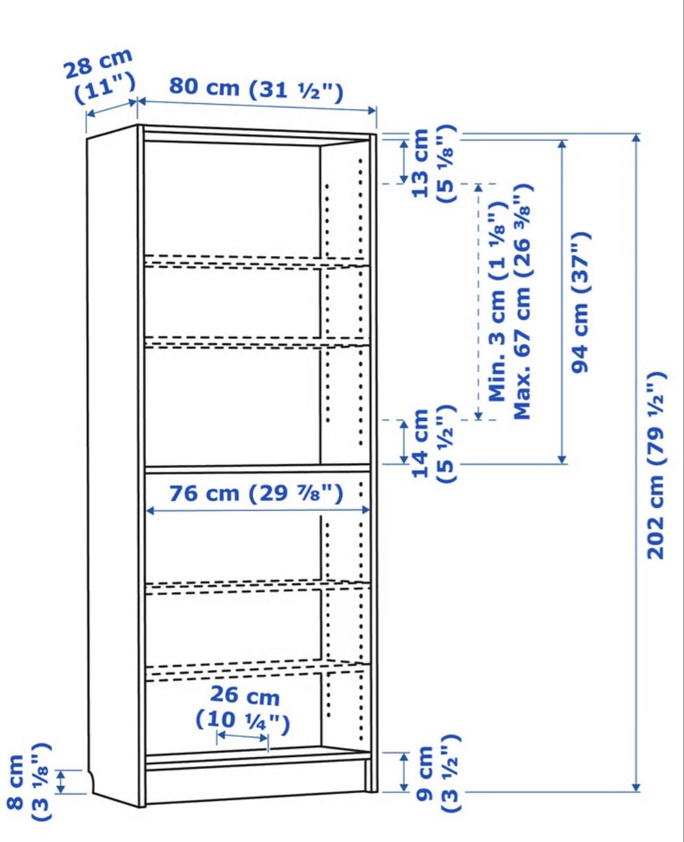 Ikea Regale: IKEA Billy Regal Eichenfurnier 80x28x202cm gebraucht – Gebraucht aus Zürich von Varx 5