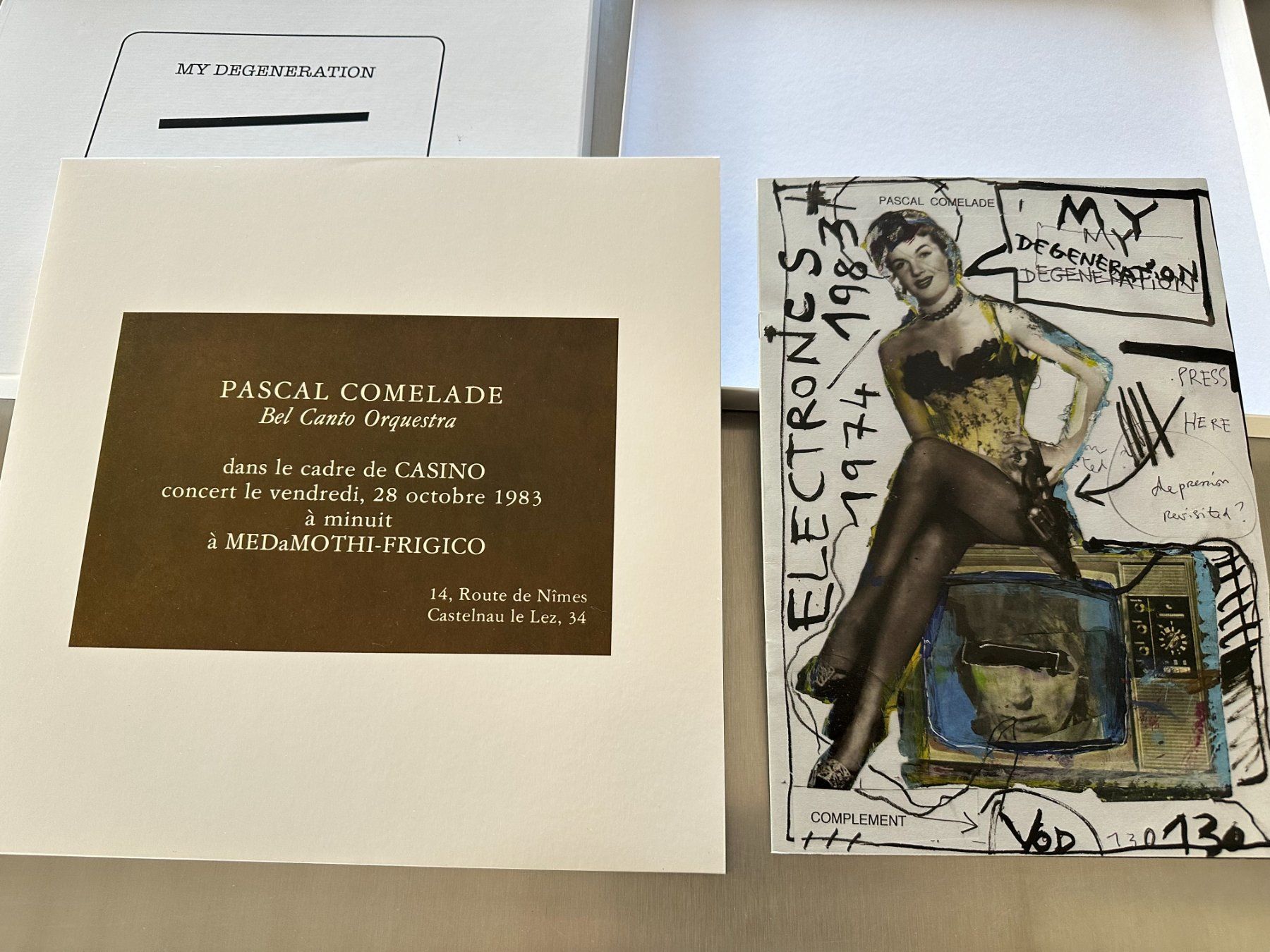Dischi in vinile: PASCAL COMELADE BOX 5 LPS  MY DEGENERATION - VOD 130 – Nuovo (secondo la descrizione) da Sion venduto da jaipur1401 4