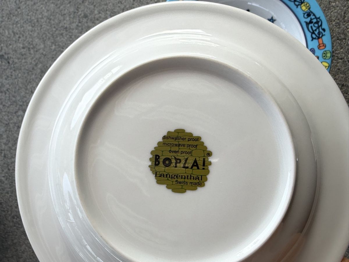 Bopla Piatti: Bopla Design Suppenteller Spaghettiteller 2 stk Langenthal – Usato da Deitingen venduto da Himhip 2
