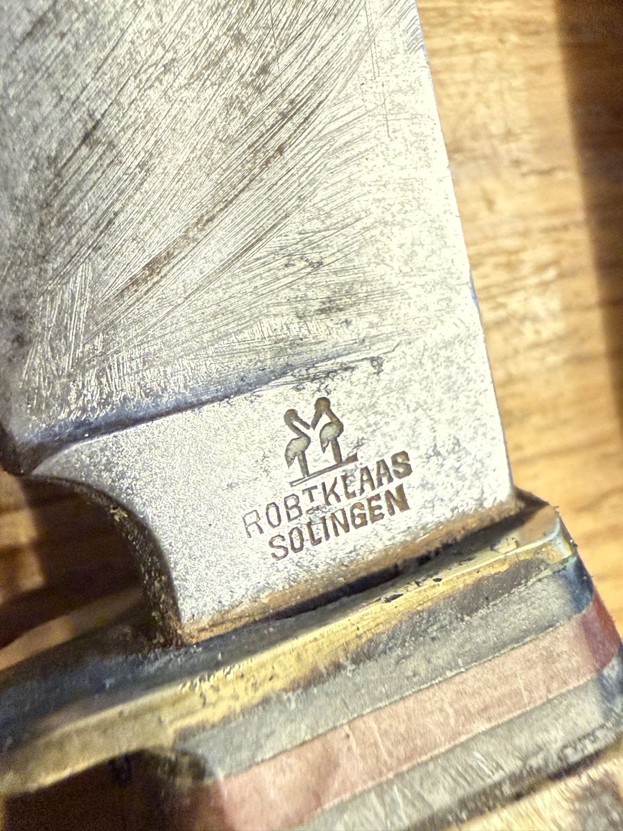 Solingen Zubehör: Jagdmesser Robert Klaas Solingen Antikes Messer – Gebraucht aus Goldach von Messerguru 3
