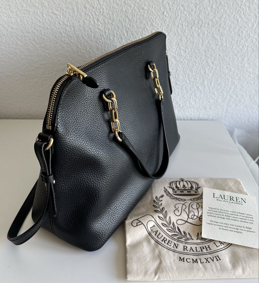 Ralph Lauren Borse da donna: Ralph Lauren black leather NEU – Nuovo e nell'imballaggio originale da Wetzikon ZH venduto da brandshop 1
