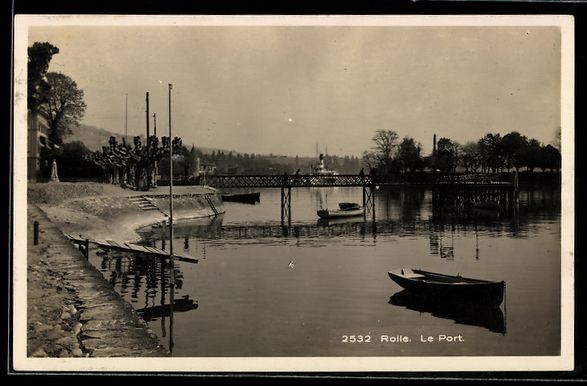 Cartoline postali: AK Rolle, Le Port – Usato da Berlin venduto da bartko-reher