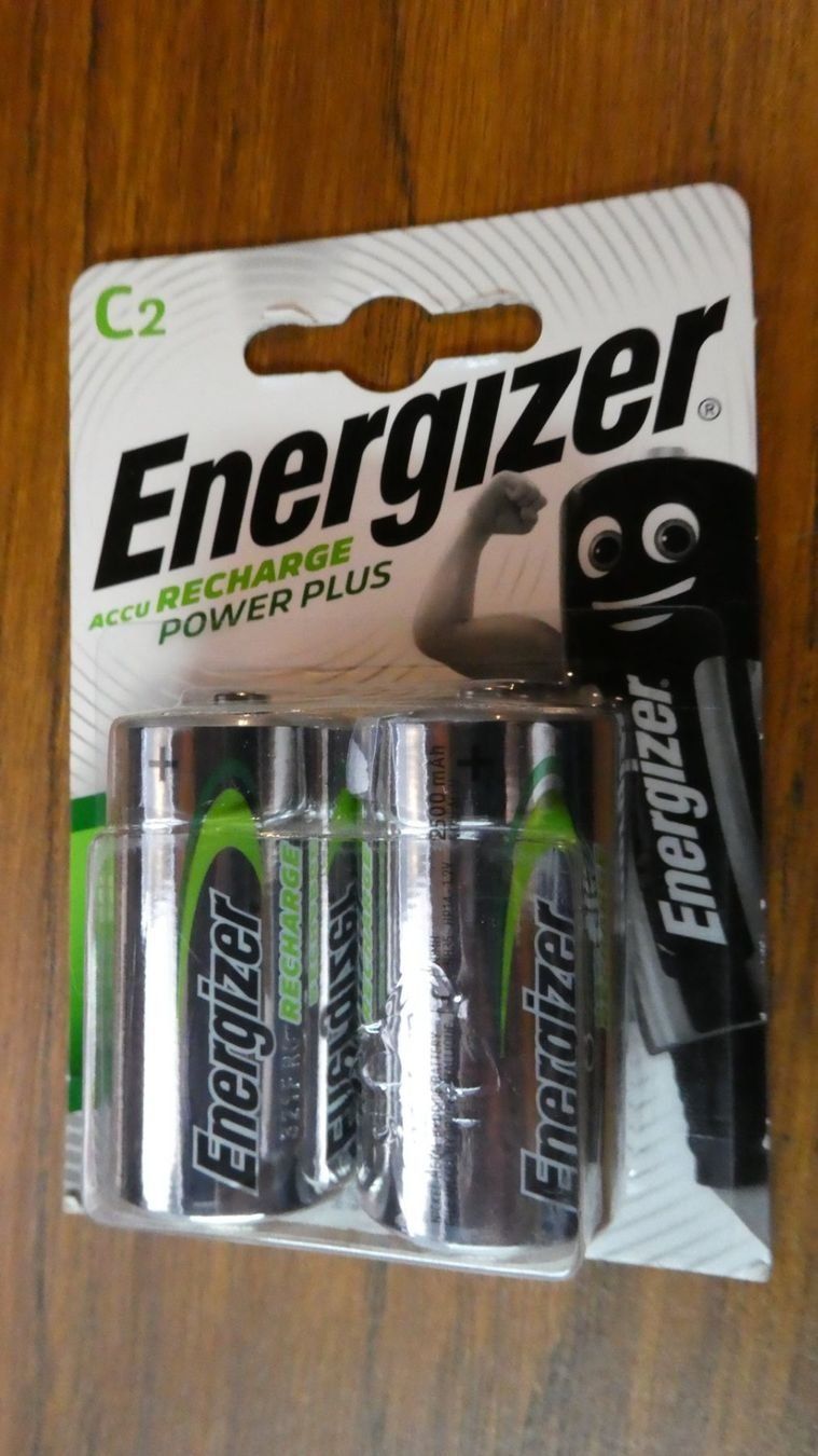 Energizer Akkus: Energizer PowerPlus NiMH-Akkus C, 2500mAh – Neu und originalverpackt aus Lausen von Vectrex1