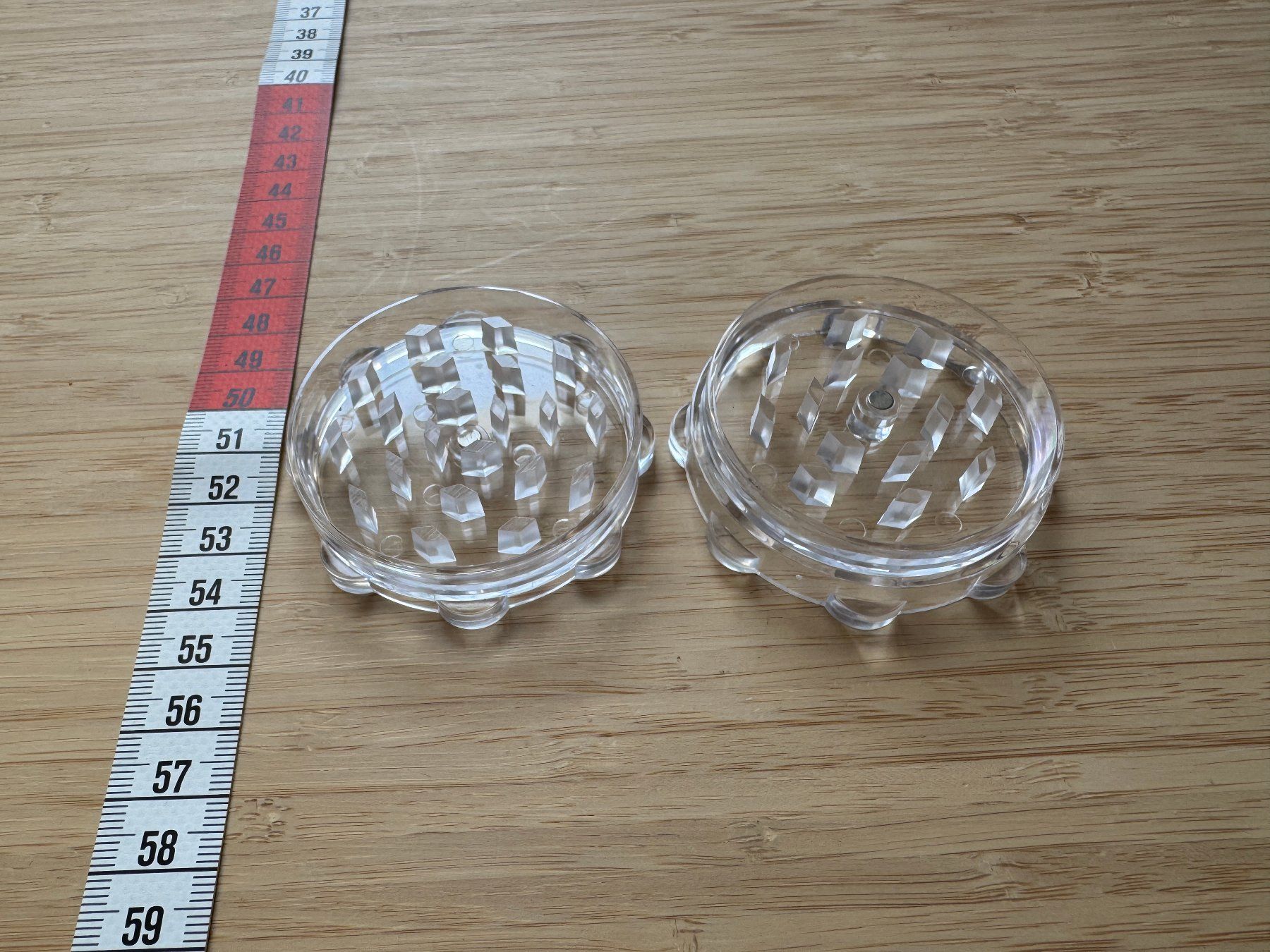 Tabacchi: durchsichtiger Grinder, Mühle, white, transparent – Nuovo e nell'imballaggio originale da Winterthur venduto da YaV 2